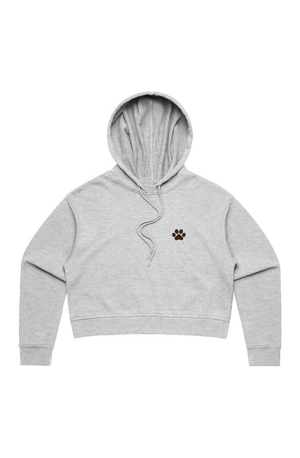 Signature Paw Crop Hoodie