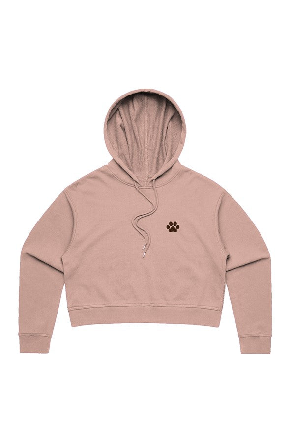 Signature Paw Crop Hoodie