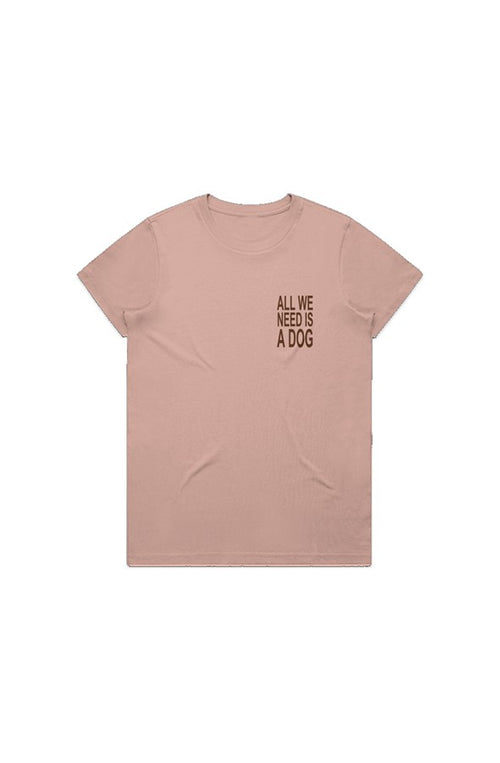 H amp P All We Need Is A Dog Maple Tee 7x10cm Left Chest Review