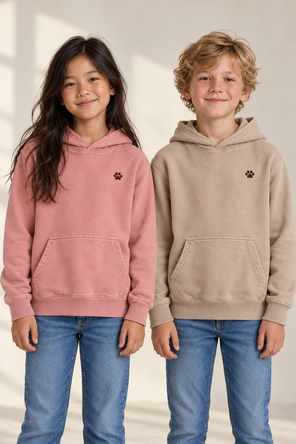 Signature Paw Kids Pigment Hoodie