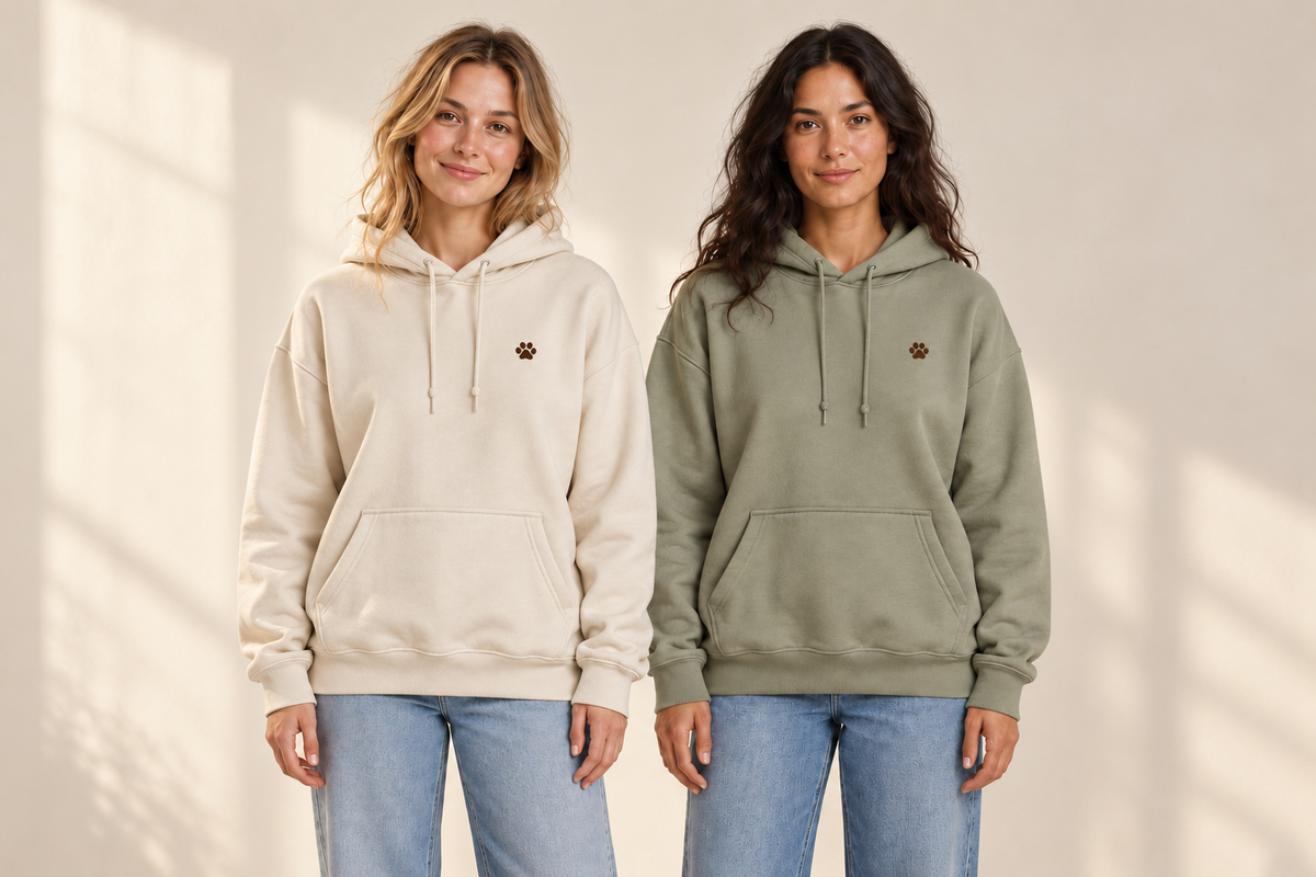 Signature Paw Women’s Oversized Heavyweight Hoodie